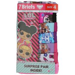Little Girls 7-pk. LOL Surprise 100% Cotton Briefs