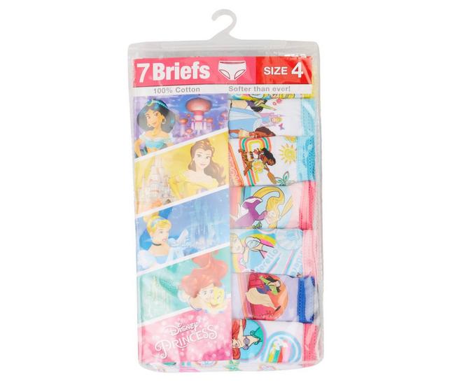 Disney Princess Little Girls 7-pk. Cotton Briefs