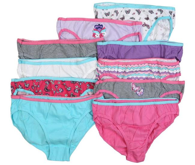 Hanes Big Girl's ComfortSoft 4 Pack Brief Panty : : Clothing,  Shoes & Accessories