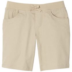 French Toast Big Girls Solid Pull On Uniform Shorts