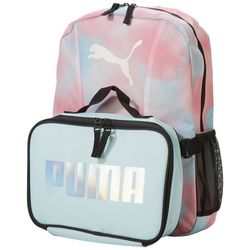 Puma Girls Tie Dye Backpack And Lunchbox Duo Combopack