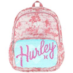 Hurley Girls Tie Dye Flip Sequin Backpack