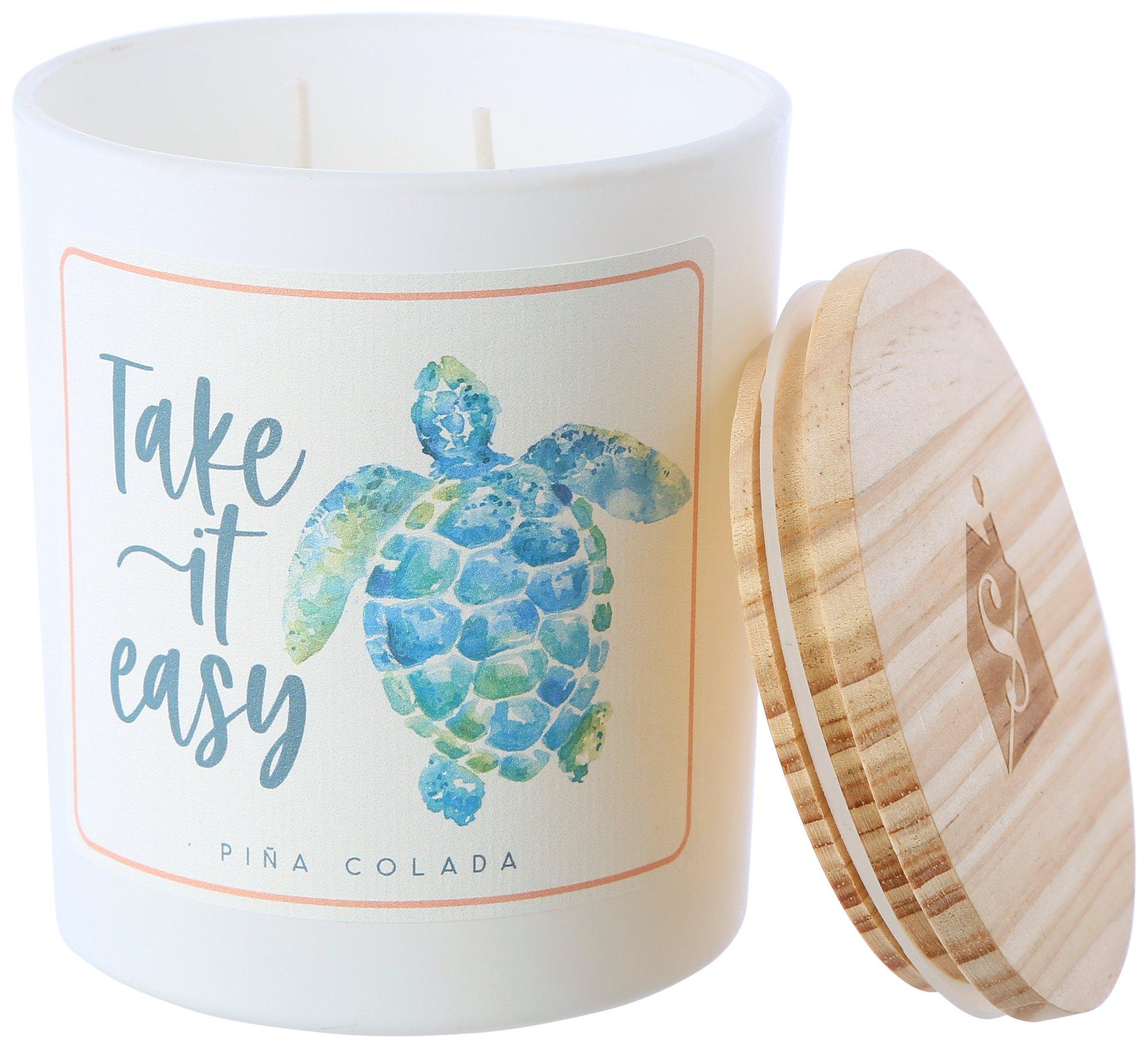 11 oz. Take it Easy Turtle Candle