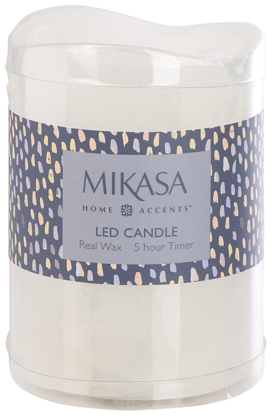 Mikasa 3x4 Solid LED Pillar Candle