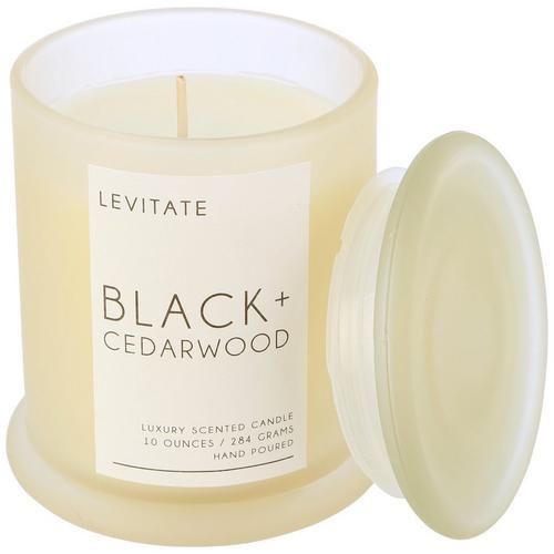 10 oz. Black Cedarwood Wax Jar Candle