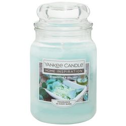 Yankee Candle 19 oz. Eucalytpus and Sea Salt Jar Candle