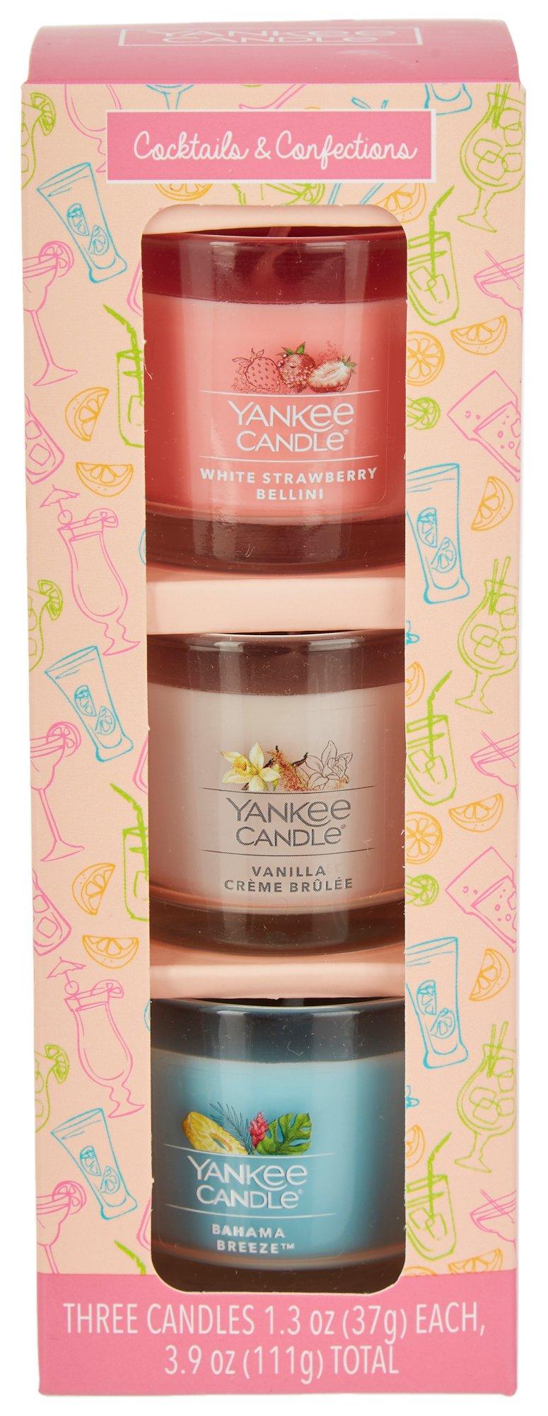 Yankee Candle 3 Pk Cocktails and Confections Mini