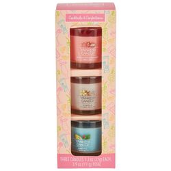 Yankee Candle 3 Pk Cocktails and Confections Mini Candle Set