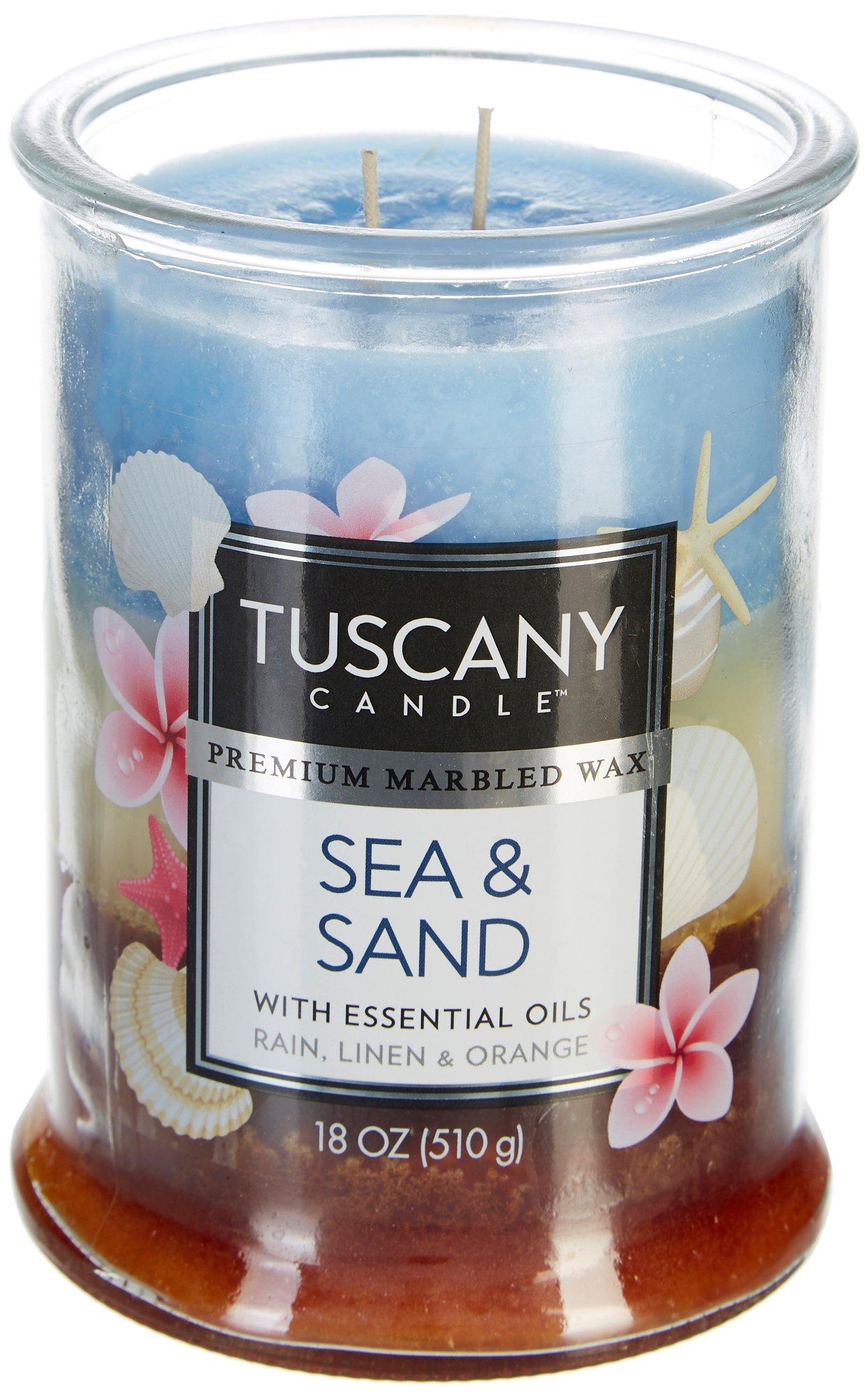 Tuscany 18 oz. Sea & Sand Jar Candle