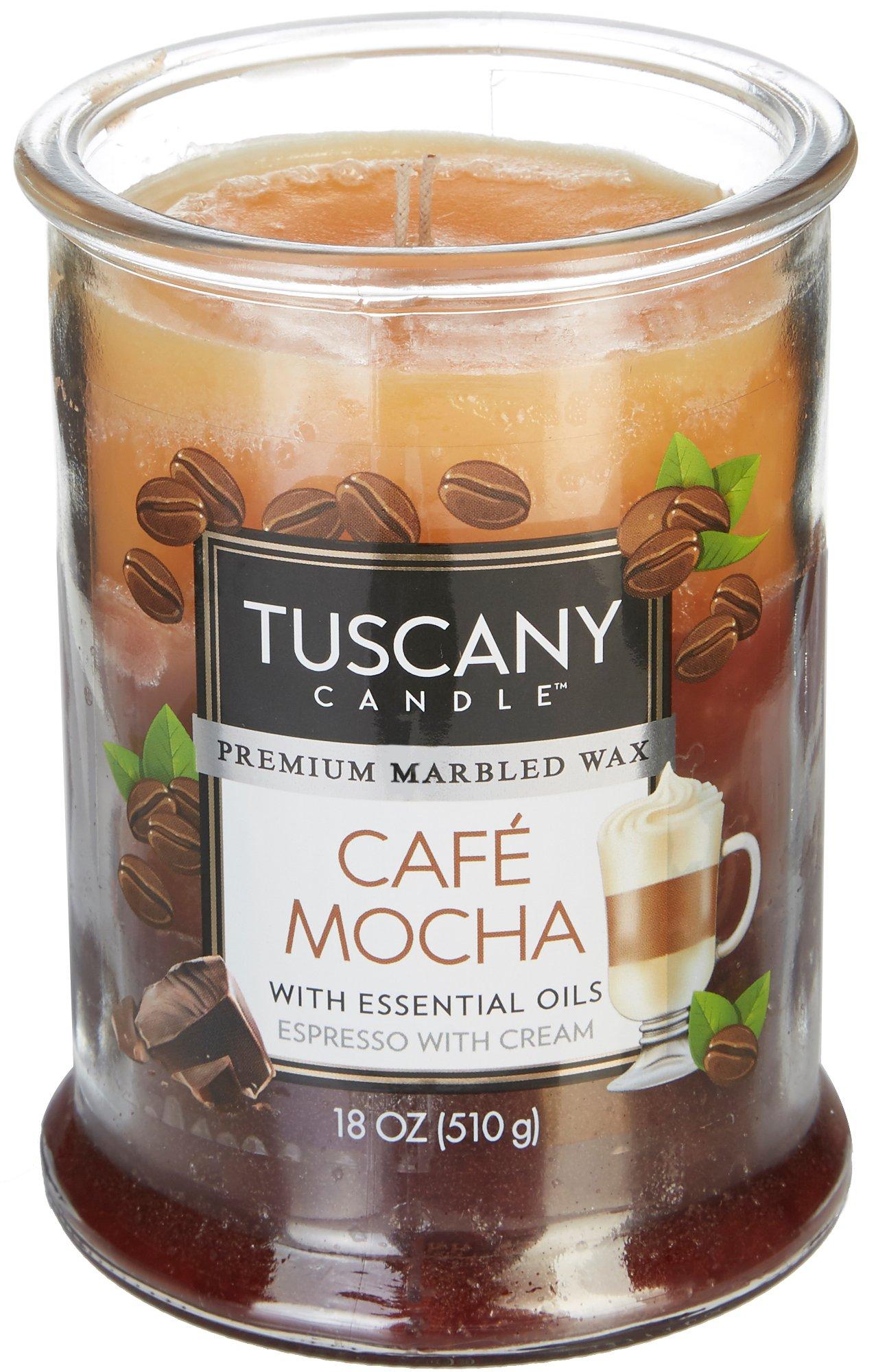 Tuscany 18 oz. Cafe Mocha Jar Candle