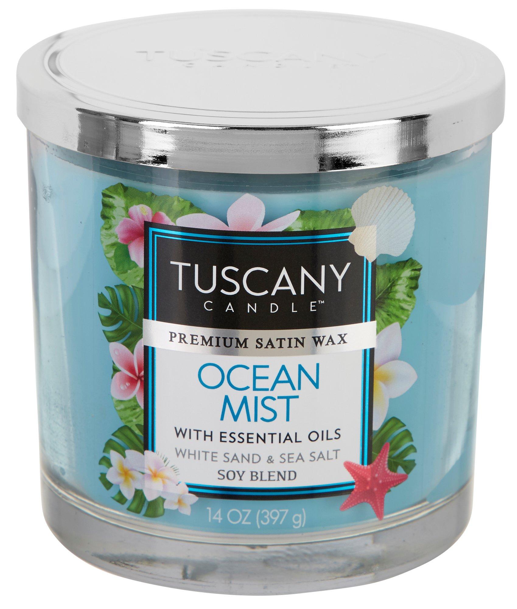 Tuscany 14 oz. Ocean Mist Soy Blend Jar Candle