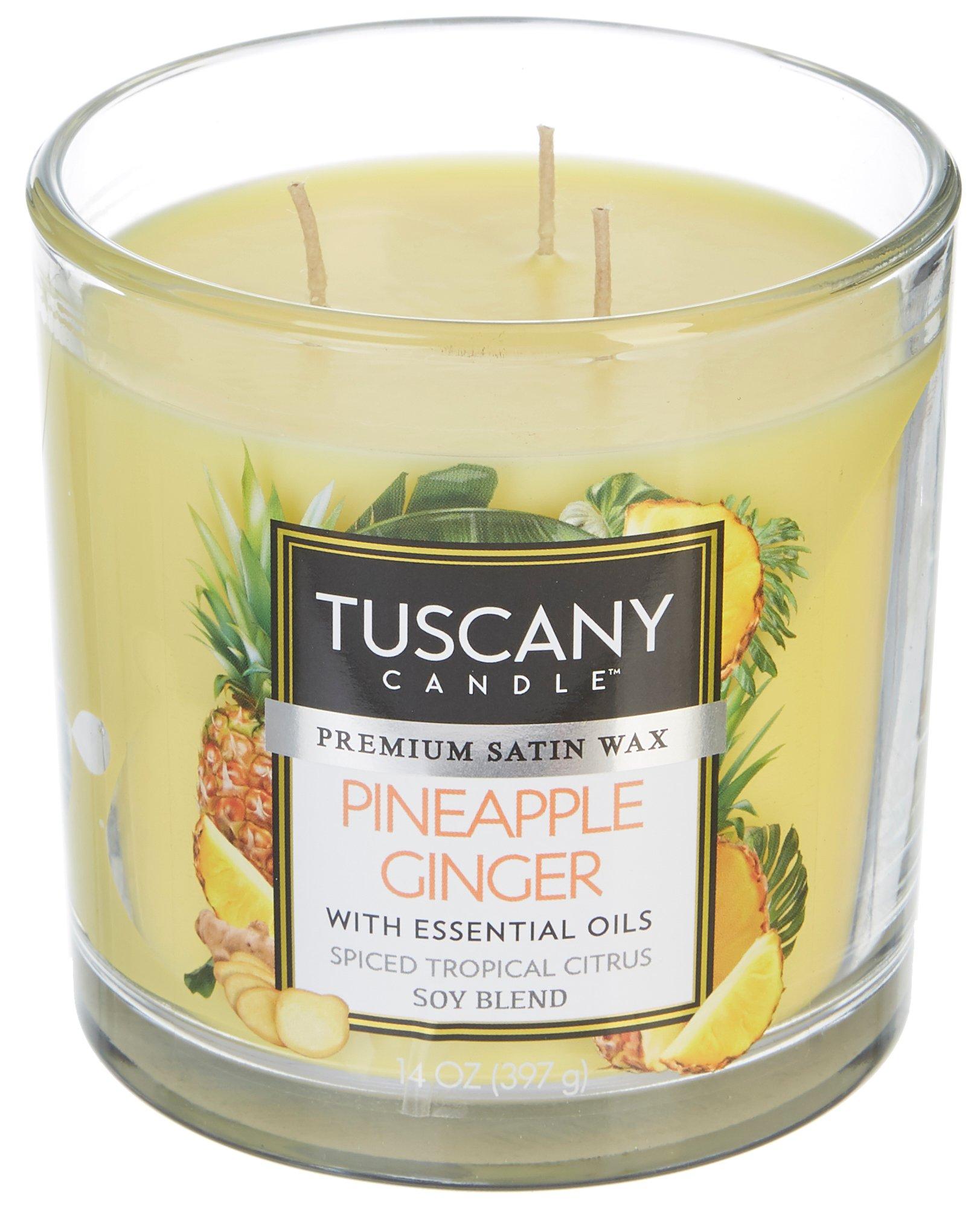 Tuscany 14 oz. Pineapple Ginger Soy Blend Jar