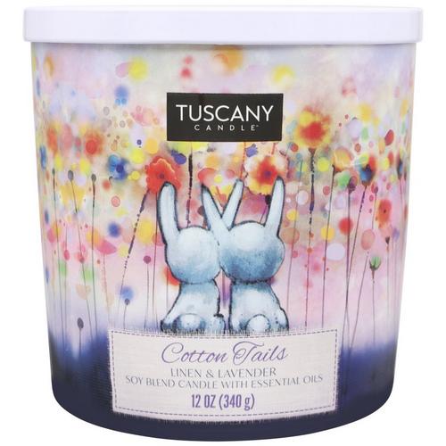 Tuscany 12 oz. Cotton Tails Long-Lasting Scented Candle