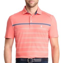 IZOD Golf Mens Chest Stripe Polo Shirt