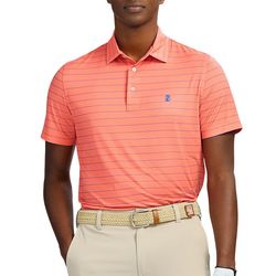 IZOD Golf Mens Fine Stripe Polo Shirt