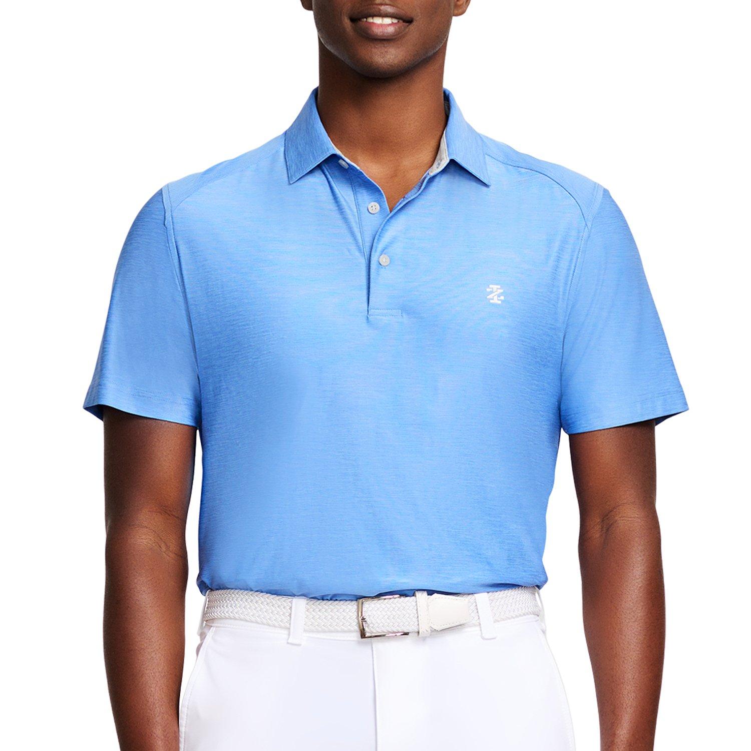 IZOD Golf Mens Space Dye Solid Polo Shirt