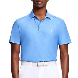 IZOD Golf Mens Space Dye Solid Polo Shirt