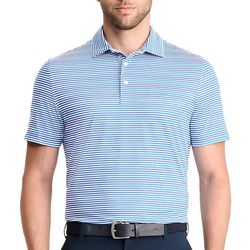 IZOD Golf Mens Multi Micro Stripe Polo Shirt