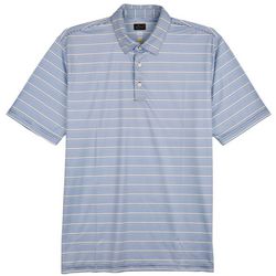 Greg Norman Mens Glory Stripe Short Sleeve Polo Shirt