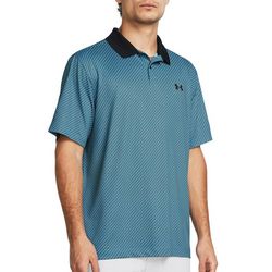 Under Armour Mens Matchplay Printed Short Sleeve Polo