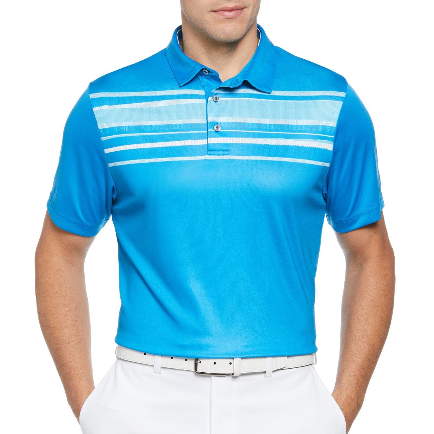 Mens Terrain Chest Short Sleeve Golf Polo Shirt