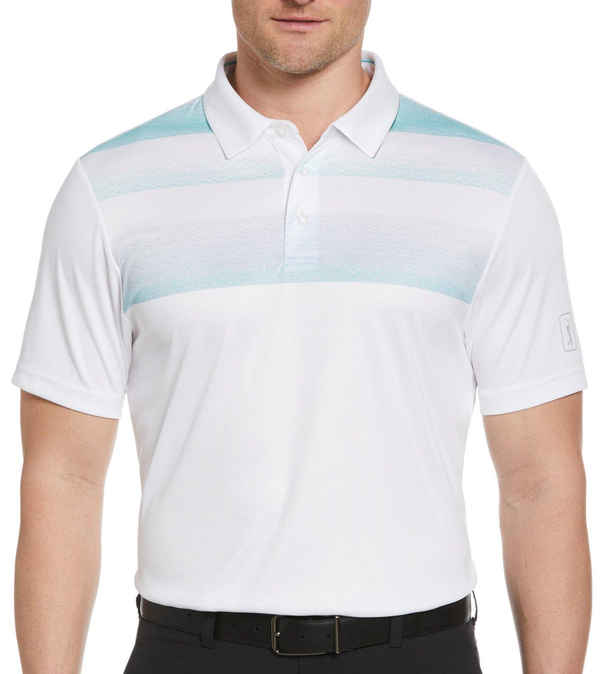 PGA TOUR Mens Stitched Chest Polo Shirt