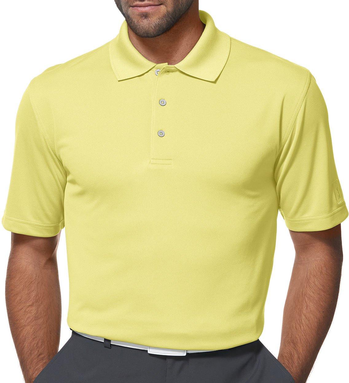 Mens Solid Airflux Short Sleeve Polo