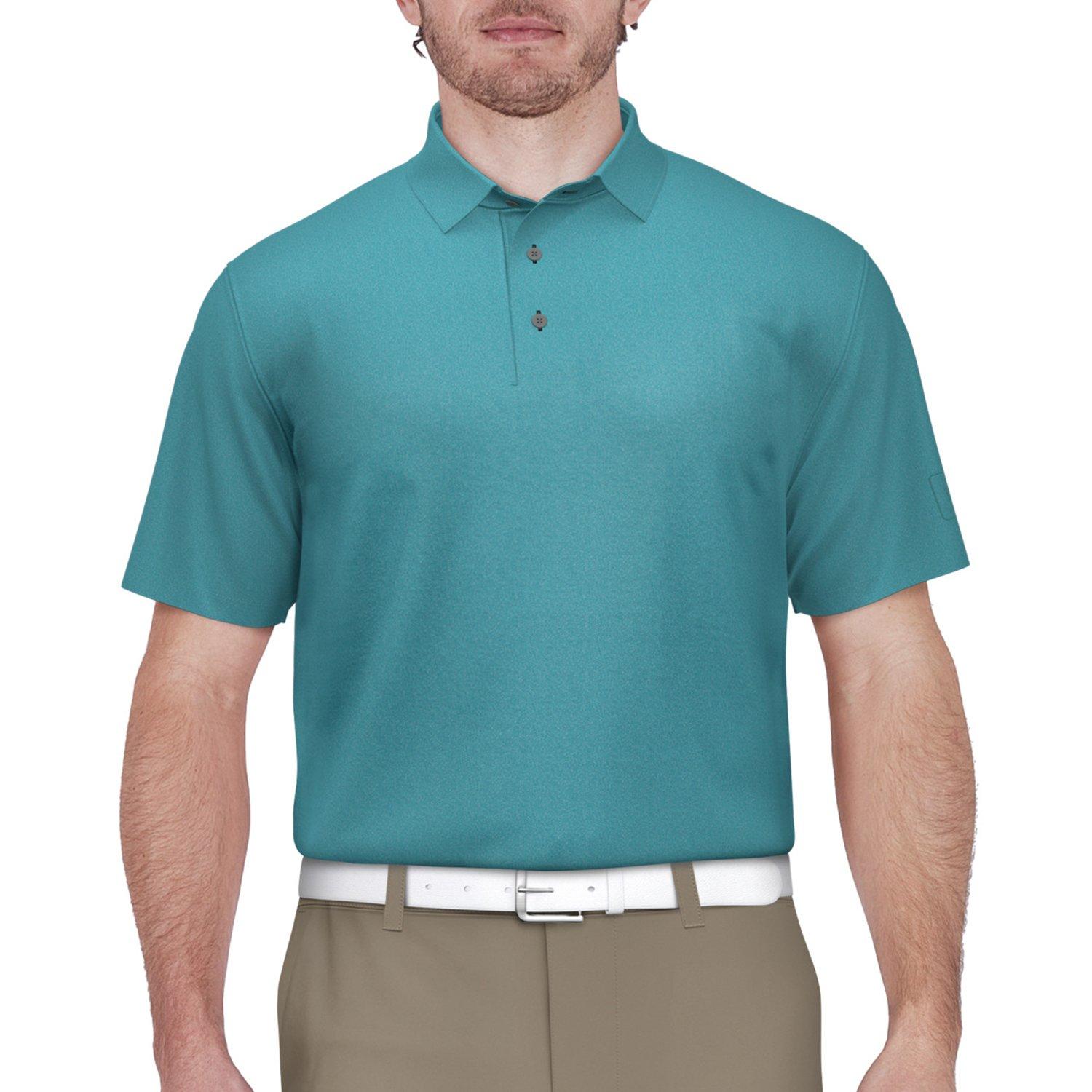 PGA TOUR Mens Confetti Jacquard Polo Shirt