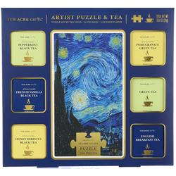 Starry Night Puzzle and Tea Gift Set