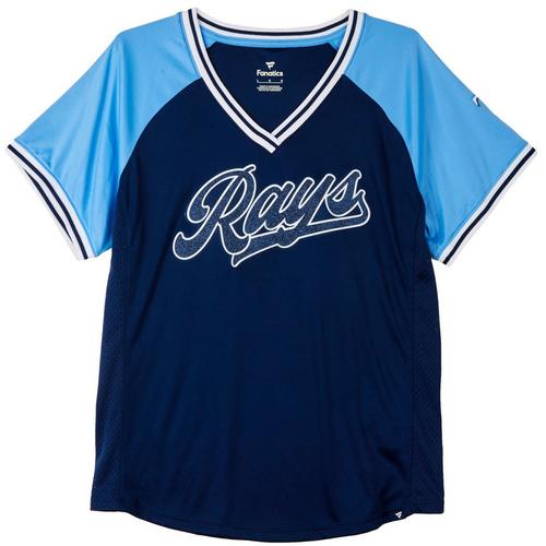 Tampa Bay Rays Womens Knit Short Sleeve Jersey