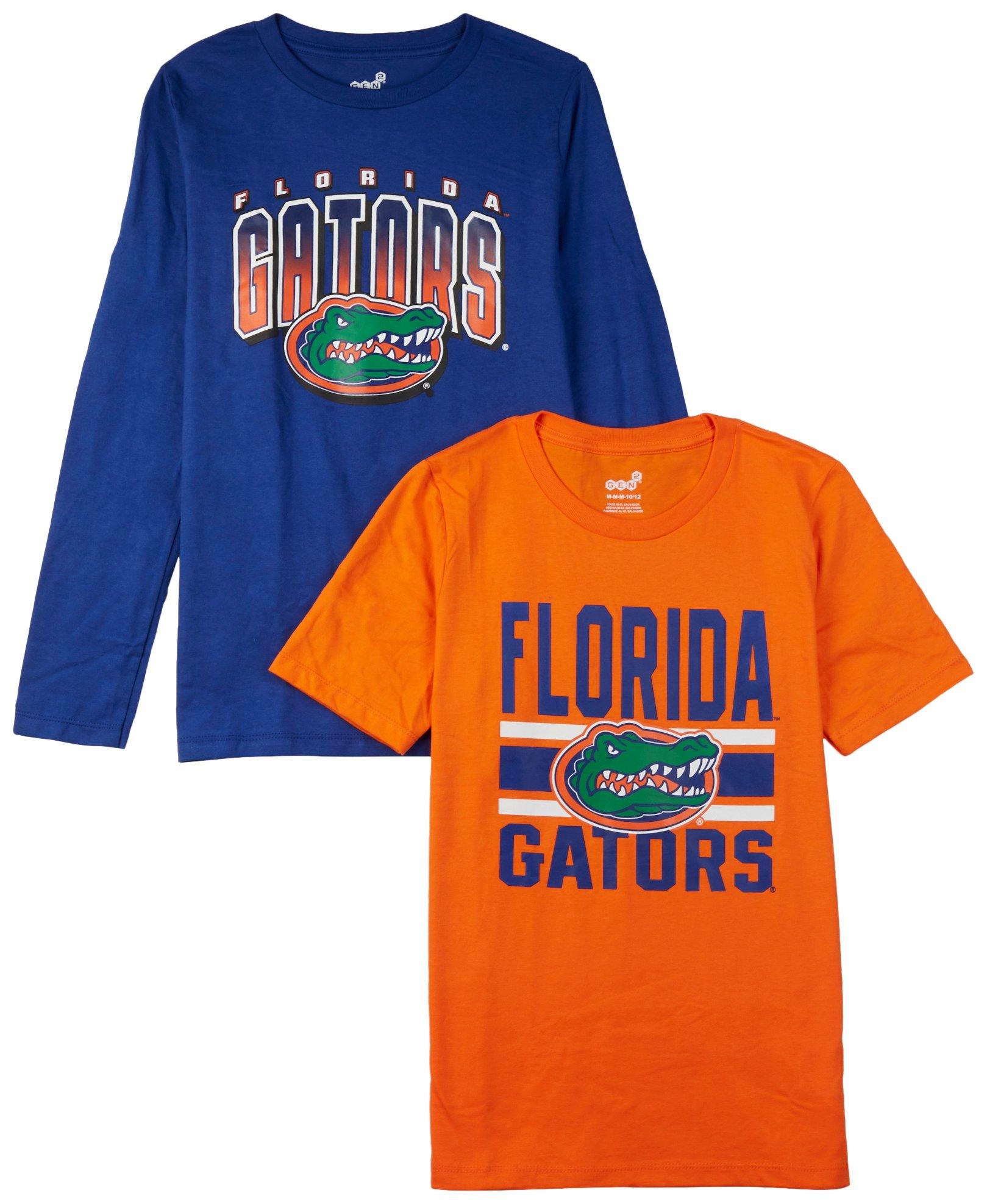 Florida Gators Kids 2-piece Long and Short Sleeve Shirt Set