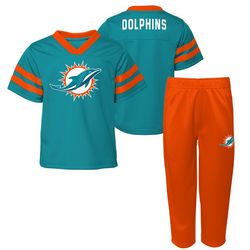 Miami Dolphins Toddler Boys 3-pc. Tees And  Pants Set