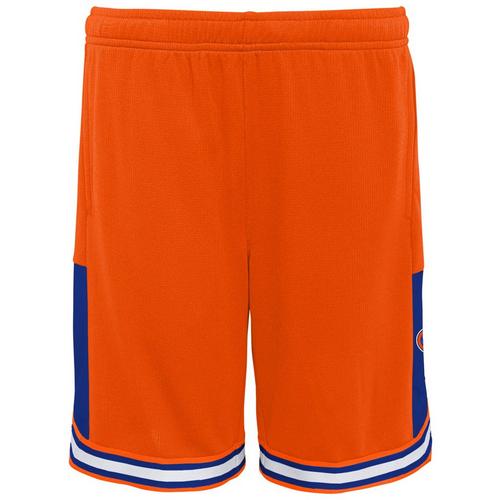 Florida Gators Big Boys Logo Stripe Hem Shorts