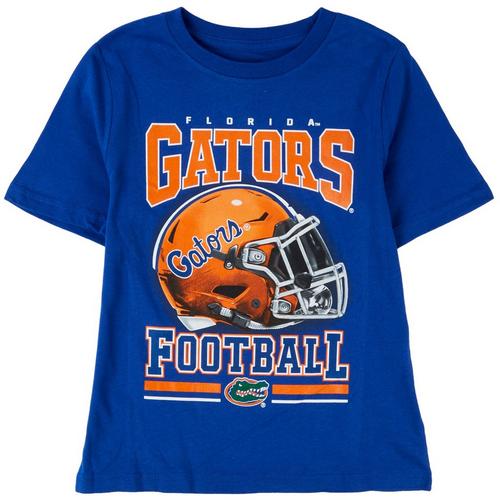 Florida Gators Little Boys Helmet Short Sleeve T-shirt