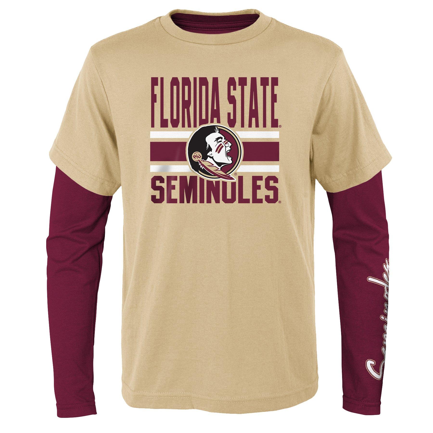 Seminoles Kids 2-piece Long and Short Sleeve Shirt Set