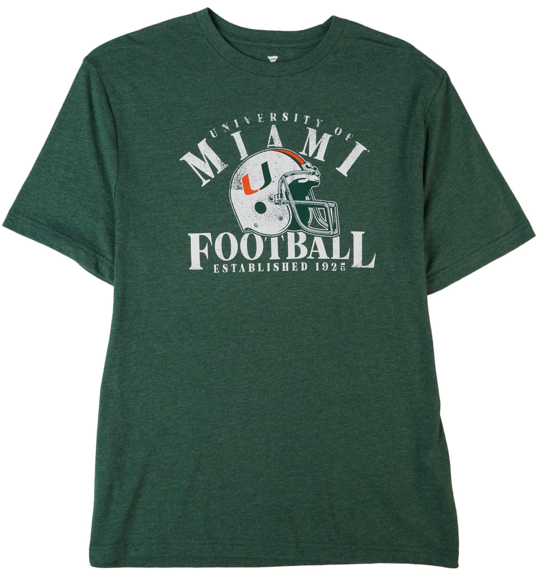 Miami Hurricanes Mens Heathered T-Shirt by Fanatics