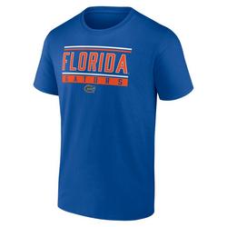 Mens Florida Gators Stripe And Block T- Shirt