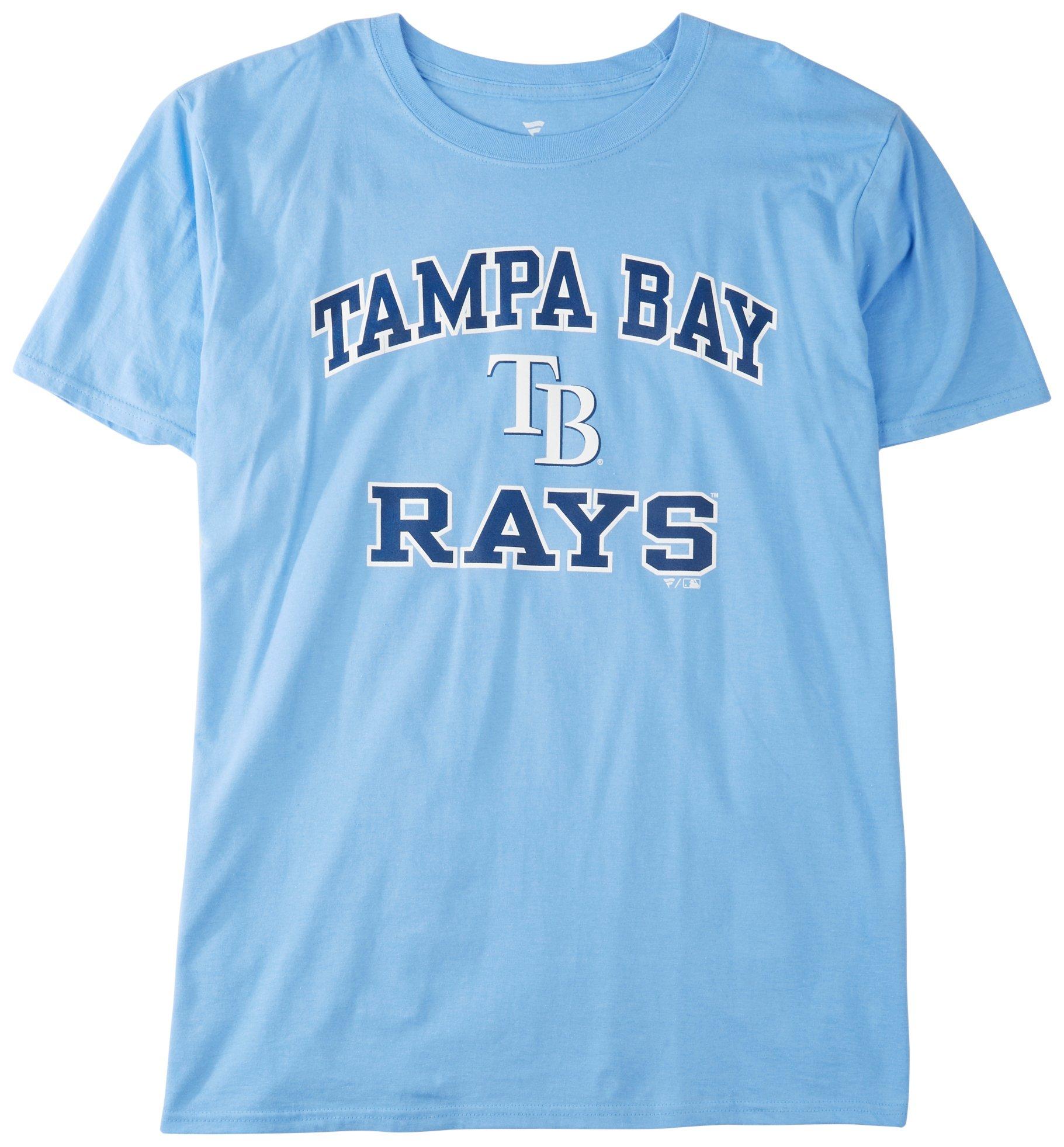 Tampa Bay Rays Mens Short Sleeve T-Shirt - Blue - Large