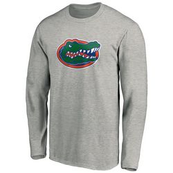 Gators Mens Team Logo Heathered Long Sleeve T-Shirt