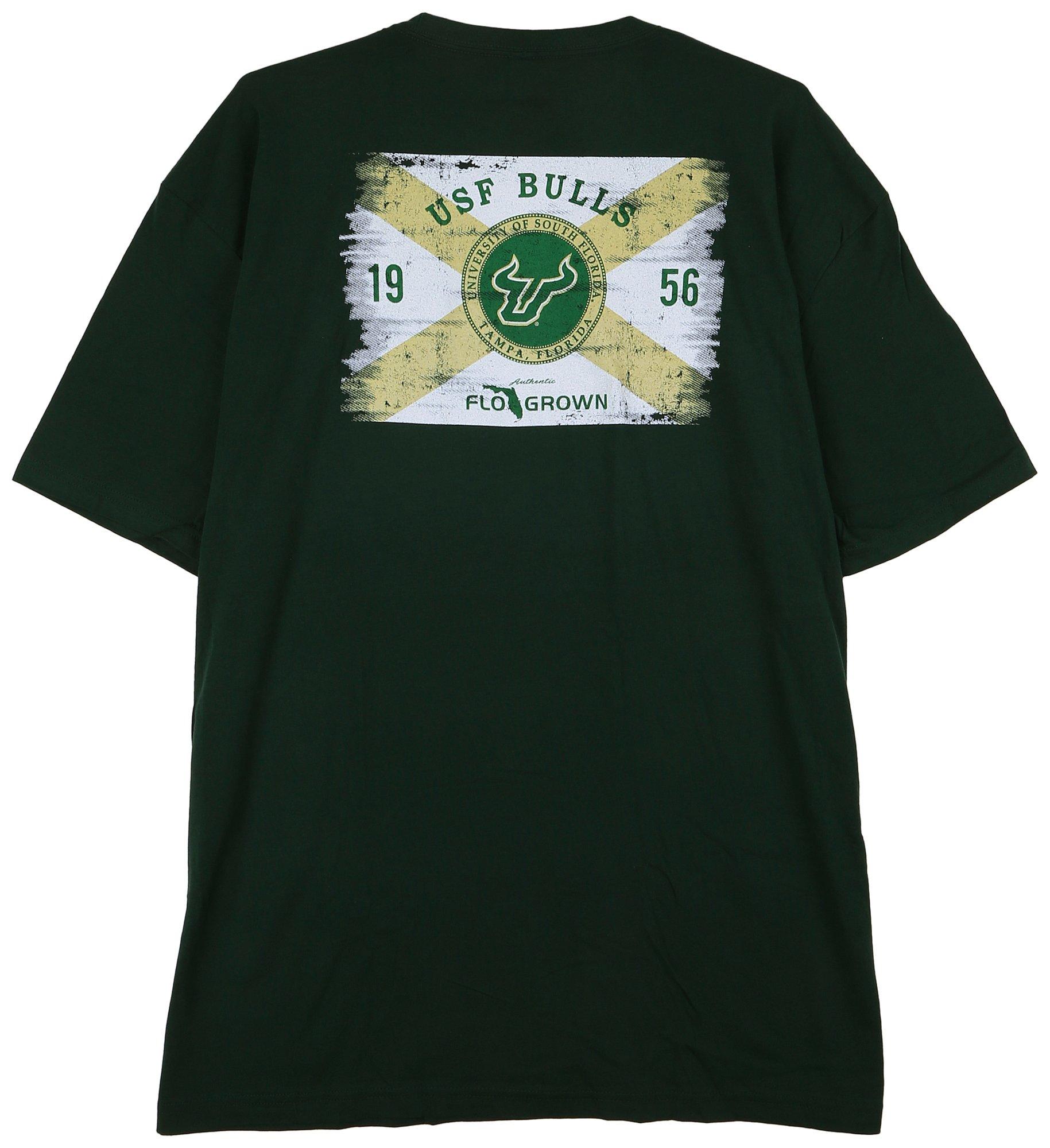 Mens USF Bulls Flogrown Washed T Shirt