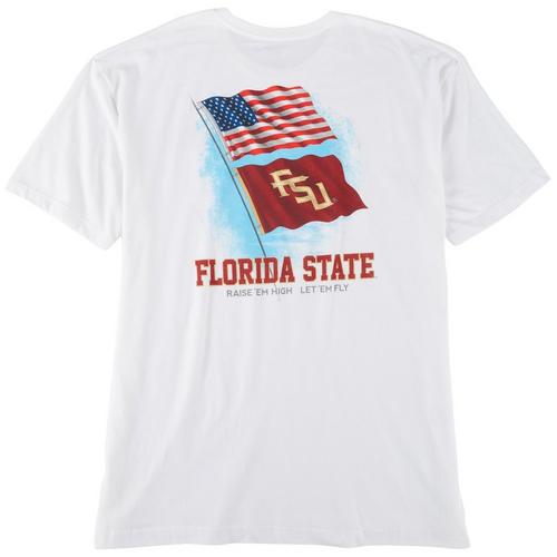 FloGrown Mens FSU Flag Graphic T-shirt