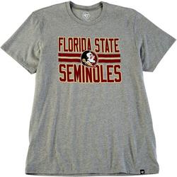 Florida State Mens Block Stripe Logo T-Shirt by 47