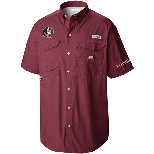Florida State Mens Bonehead Short Sleeve Shirt by