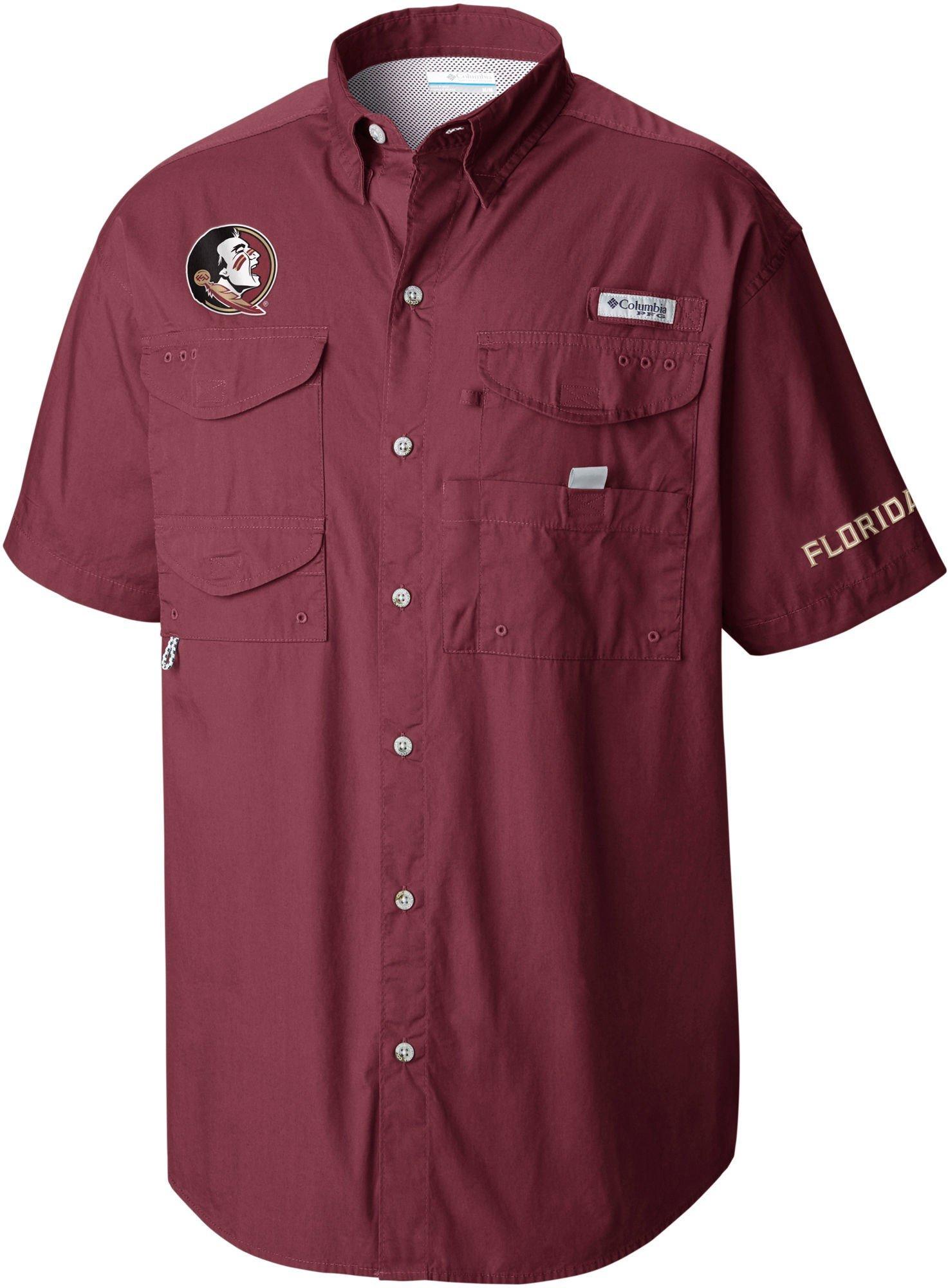Florida State Mens Bonehead Short Sleeve Shirt by Columbia