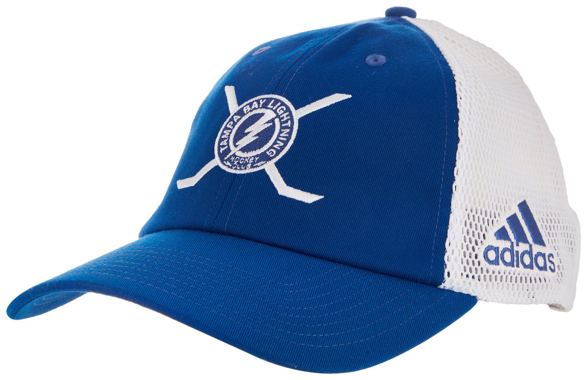 Tampa Bay Lightning Embroidered Adjustable Mesh Cap