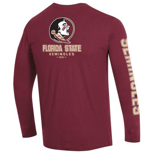 FSU Mens Seminoles 1851 Logo Long Sleeve T-Shirt