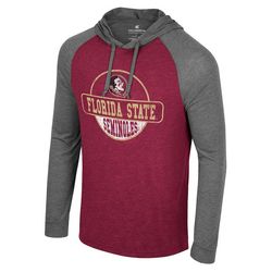 Mens FSU Logo Print Fleece Sweatshirt