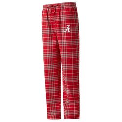 Mens Alabama Crimson Tide Plaid Pajama Pants