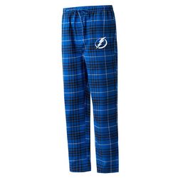 Mens Tampa Bay Lightning Plaid Pajama Pants