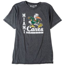 Miami Hurricanes Mens UM Heathered T-Shirt by Victory